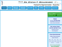 Tablet Screenshot of docschlesinger.de